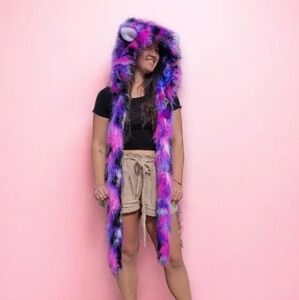 Colorful Faux Fur Bolli Bear Imports Ravewear Festivsl